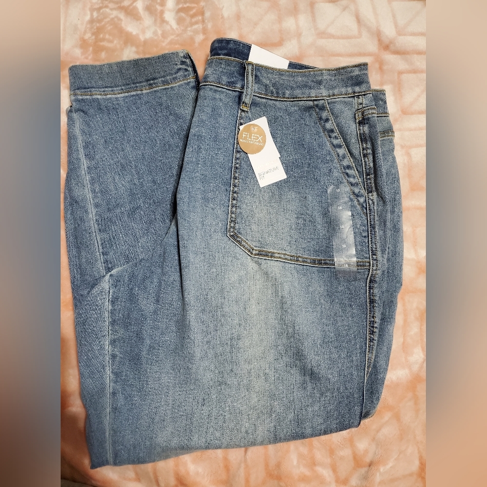 Lane Bryant Signature Fit Boyfriend  Mid-Rise size 18